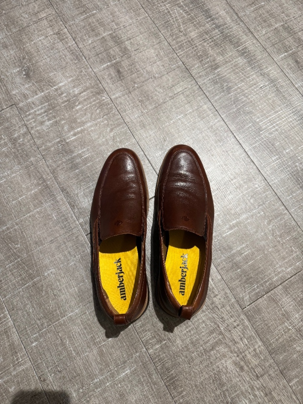 Amberjack loafer in chestnut leather, size 10 M